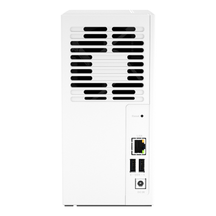NAS QNAP 233 2-Bay, CPU ARM 2.0GHz Quad core, RAM 2GB, HDD 2.5"/3.5" SATA 6Gbps (neincluse), LAN: 1 GigaLan, USB3.2 Gen1: 1 USB2.0: 1, tower, adaptor alimentare, garantie 2 ani