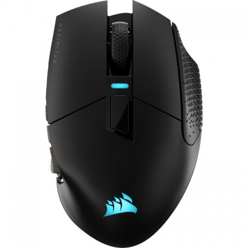 Mouse Gaming Corsair SCIMITAR ELITE WIRELESS MMO Optical cu fir, negru