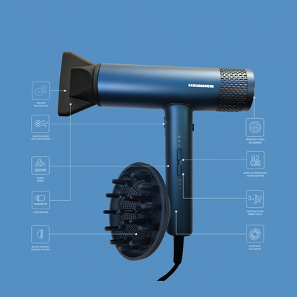 USCATOR DE PAR PROFESIONAL HEINNER HHD-Y18BLDC-BL