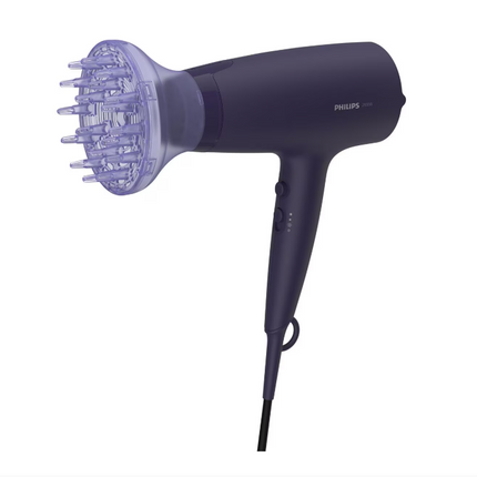 Uscator de par PHILIPS Seria 3000 BHD360/20, 6 viteze, 6 trepte temperatura, 2100W, Negru, L x A x I (mm) 90x295x215