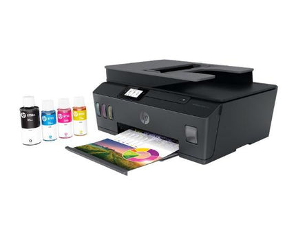Multifunctional inkjet color HP Smart Tank 530 All-in-One Format A4, Functii: Imprimare,scanare, copiere, Viteza printare; 22ppm mono, 16ppm color, FPO. 14sec,Volum lunar recomandat: 400-800pagini, max. 1000 pagini, Rezolutie: panala 4800 x 1200 dpi, Limbaje printare: HP PCL 3 GUI, Interfata: USB