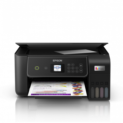 Multifunctional inkjet color Epson EcoTank CISS L3280, dimensiune A4 (Printare,Copiere, Scanare), printare borderless, viteza 33ppm alb- negru, 15ppm color, rezolutie 5760x1440 dpi, alimentare hartie 100 coli, scanner CIS rezolutie 1.200 x 2.400 DPI, interfata: USB ,WI-FI, Wi-Fi Direct, display 3,7