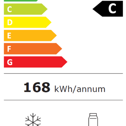 Combina frigorifica HEINNER HCNF-HM377INVDGHC, No Frost, 377 l, Clasa C, Compresor inverter, Antracit