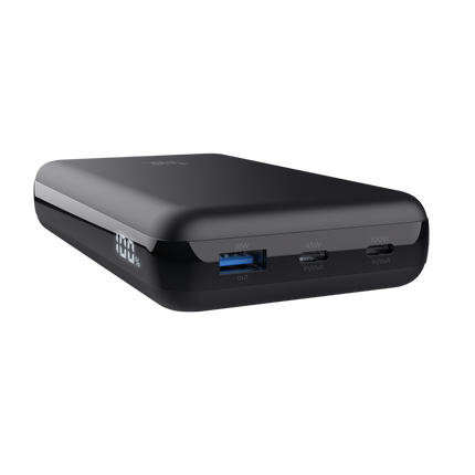 Baterie externa pentru laptop Trust Laro, 100W, interval voltaj 5 V - 20 V, negru