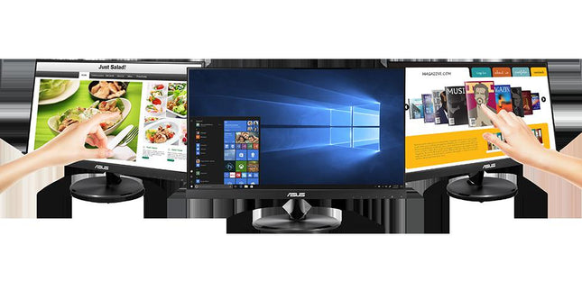 Monitor Asus 21.5" VT229H, Touch: 10pts, Diagonal (inch): 21.5, Diagonal (cm): 54.5, Aspect ratio: 16:9, Panel: IPS, Resolution: 1920x1080, Refresh Rate: 60Hz, Response time GtG: 5ms, Brightness (max): 250 cd/ãŽ¡, Contrast (static) : 1000:1, Contrast (dynamic): 100M:1, Viewing angle: 178Â°/178Â°