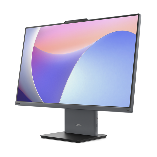All-in-One Business Lenovo ThinkCentre neo 50a 27 Gen 5 cu procesor Intel Core 7 240H pana la 5.2GHz, 27", Full HD, Touch, 32GB DDR5, 1TB M.2 NVMe, Intel Graphics, Windows 11 Pro, Grey, 5 ani garantie