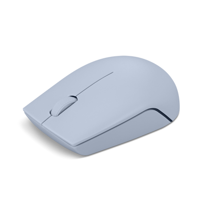 Lenovo 300 Wireless Compact Mouse Frost Blue, Tip: Standard, Rezolutie (dpi): 1000 dpi, Butoane/rotite, 3, Interfata mouse/ Tehnologie: Wireless, Interfata receiver, dongle USB 2.4GHz, Culoare: Albastru, Dimensiune (mm): 97.91 x 57.99 x 32.53 mm, Greutate: 52g, Garantie: 1 an