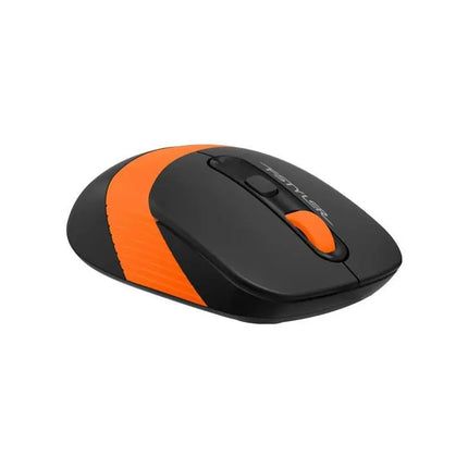 Mouse A4tech, gaming, wireless, optic, 2000 dpi, negru / portocaliu