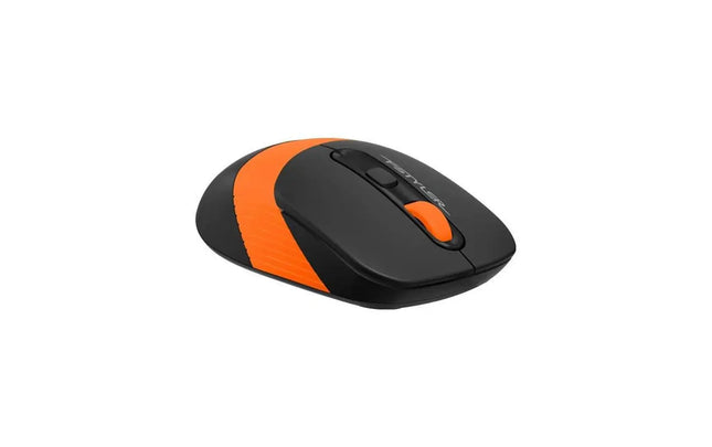Mouse A4tech, gaming, wireless, optic, 2000 dpi, negru / portocaliu