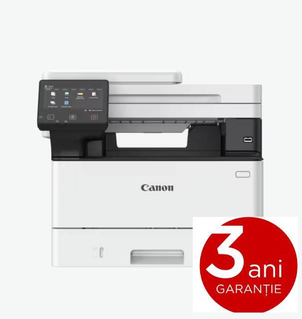 CANON MF465DW II A4 MONO LASER MFP, Format: A4, Functii: Imprimare, copiere, scanare, Fax, Viteza printare: 40ppm, Duplex automat, Rezolutie: 1200 x 1200 dpi, FPO. 14 sec., Limbaje printare: UFRII, PCL 5e1, PCL6, AdobeÂ® PostScript2, Copiere: viteza:40ppm, Rezolutie: 600 x 600 dpi, max. 9600 x 9600