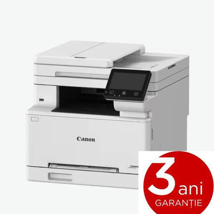 Multifunctional color Canon i-SENSYS MF664Cdw, Tehnologie: Laser, Format: A4, Functii: Print, copy, scan, Viteza printare max: 25ppm, Rezolutie 600x600dpi, max 1,200 Ã— 1,200 dpi, Limbaje printare: UFR II, PCL 6, Duplex, copiere: viteza: 25ppm, Rezolutie: 600 Ã— 600 dpi, zoom: 25 - 400%, Scanare