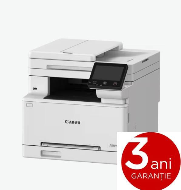 Multifunctional color Canon i-SENSYS MF664Cdw, Tehnologie: Laser, Format: A4, Functii: Print, copy, scan, Viteza printare max: 25ppm, Rezolutie 600x600dpi, max 1,200 Ã— 1,200 dpi, Limbaje printare: UFR II, PCL 6, Duplex, copiere: viteza: 25ppm, Rezolutie: 600 Ã— 600 dpi, zoom: 25 - 400%, Scanare