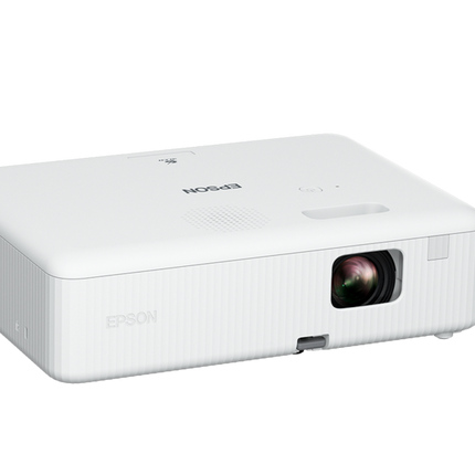 Proiector Epson CO-FH01, 3LCD, 3.000 lumeni/ 2.000 lumeni Ecomode, FHD, 16:9, lampa 6.000 ore/ 12.000 ore Ecomode, corectie Â± 30, dimensiune maxima imagine 391", distanta maxima de proiectie 10.4 m, HDMI, USB 2.0-A, USB 2.0 Type B (Service Only), Kensington lock, Blackboard, MHL audio/video