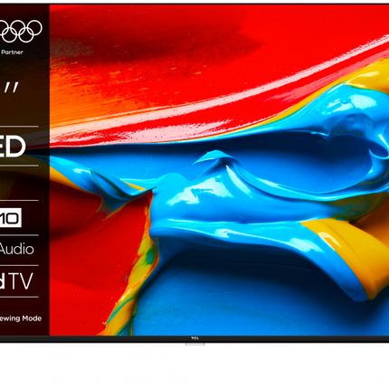 Televizor TCL QLED 32V4C, 80 cm, Smart Google TV, HD