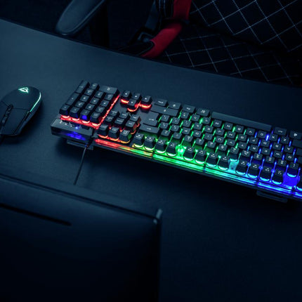 Kit Tastatura + Mouse Trust GXT 838 Azor Gaming Combo, negru