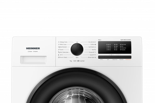 Masina de spalat rufe HEINNER HWM-HMN7012IVSMA, 7 kg, 1200 rpm, Clasa: A, Alb