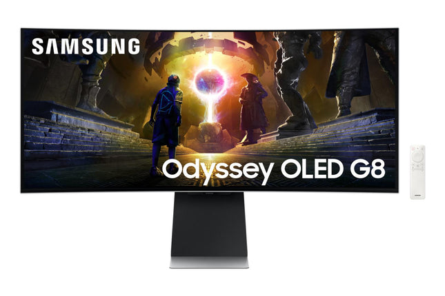 Monitor Samsung 34" LS34DG850SUXDU, Curvature: 1800R, Diagonal (inch): 34, Diagonal (cm): 86, Aspect ratio: 21:9, Panel: OLED, Resolution: 3440x1440, Refresh Rate: 175Hz, Response time GtG: 0.03ms, Brightness (max): 250 cd/mÂ², Contrast (static) : 1M:1, Viewing angle: 178/178, Color Gamut Type