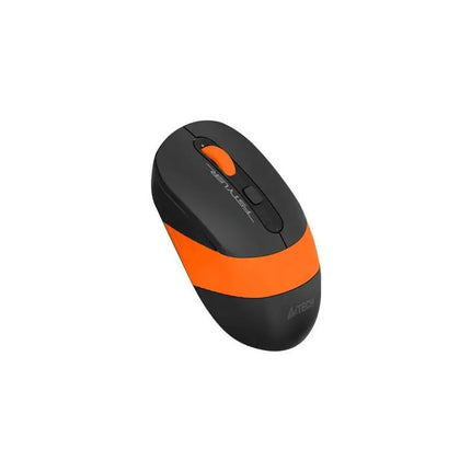 Mouse A4tech, gaming, wireless, optic, 2000 dpi, negru / portocaliu