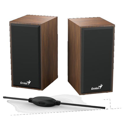 Boxe Genius 2.0 SP-HF180, 6W RMS, USB, Wood