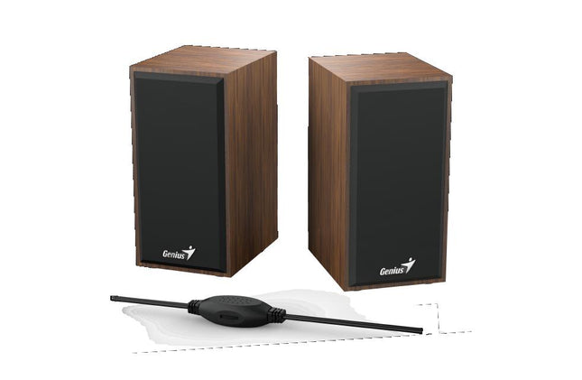 Boxe Genius 2.0 SP-HF180, 6W RMS, USB, Wood