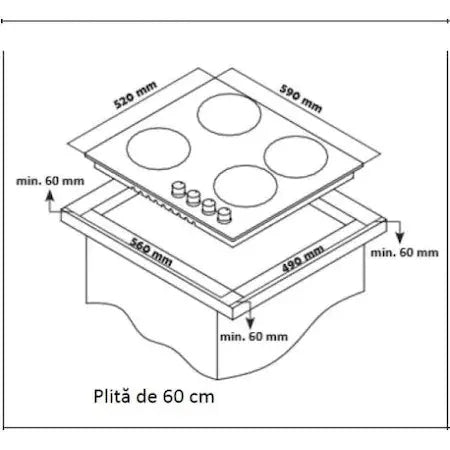 PLITA INCORPORABILA HEINNER HBH-S584I-IX Heinner
