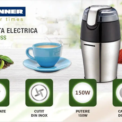 RASNITA DE CAFEA HEINNER HCG-150SS Heinner