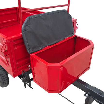 Remorca agricola capacitate incarcare 300 Kg ROTAKT REM300S , roti 4.00-8,rosu Rotakt