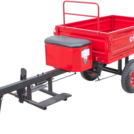 Remorca agricola capacitate incarcare 300 Kg ROTAKT REM300S , roti 4.00-8,rosu Rotakt