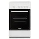 Aragaz LDK 5050 WH RMV, Gaz, 4 Arzatoare, Siguranta, Capac metalic, 50 x 50 cm, Alb