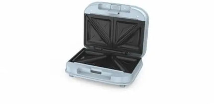 SANDWICH MAKER FRAM FSM-700BL, 700W, CAPACITATE 2 SANDWICH-URI, PLĂCI FIXE CU ÎNVELIȘ ANTIADERENT, DESIGN PENTRU DEPOZITARE VERTICALĂ, ALBASTRU FRAM