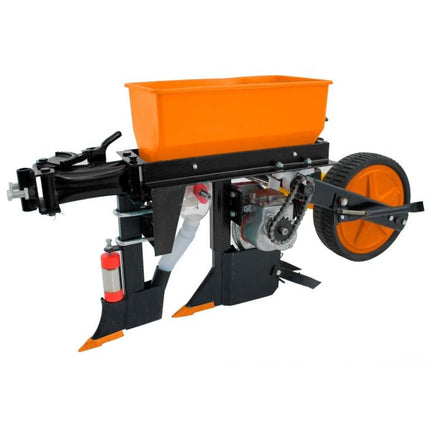 Semanatoare cu fertilizator pentru motocultor O-Mac SM 1000