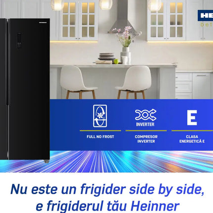 SIDE BY SIDE HEINNER HSBS-H442NFBKE+