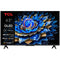 TELEVIZOR QLED SMART TCL 43T69C, DIAGONALA 108 CM, ULTRA HD / 4K, CLASA G, SISTEM OPERARE GOOGLE TV, TEHNOLOGIE HDR, DOLBY ATMOS, CHROMECAST, T-CAST, GAME MODE, NEGRU