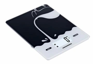 Cântar de bucătărie Heinner HKS-BK5USB – 5 kg, sticlă securizată, display LCD, touch, Type-C, negru