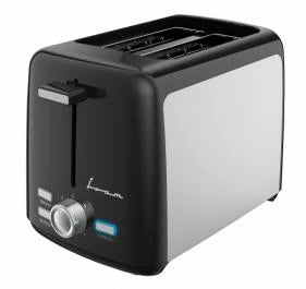 Prăjitor de Pâine Fram FTP-8007SSBK, 800 W, 2 Felii, 7 Niveluri Rumenire, Negru/Argintiu