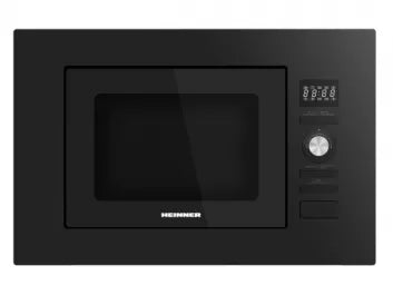 Cuptor cu microunde incorporabil Heinner hmw-mdbi20gdbk, capacitate 20l, control digital, putere cuptor: 800w, putere grill: 1000w, afisaj led, 5 trepte de putere, 8 programe automate