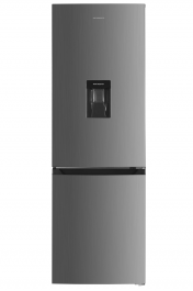 Combina frigorifica Heinner HCNF-HM291INVXWDD, 291 l, Clasa D, No frost, Compresor inverter, Control electronic cu termostat ajustabil, Lumina LED, H 185 cm, Aspect Inox