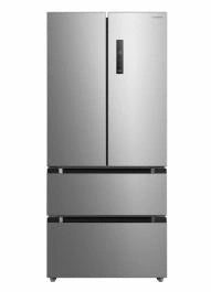 Combină Frigorifică French Door Heinner HCFD-M516INVXE++, No Frost, 516 L, Clasa E, Compresor Inverter, Display Led Touch, Compartiment cu Temperatură Variabilă, Funcție Super Răcire/super Congelare,