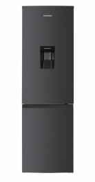 Combina frigorifica HEINNER HCNF-HM291INVDGWDE++, No Frost, 291 l, Clasa E, Dozator apa, Compresor inverter, Gri antracit texturat