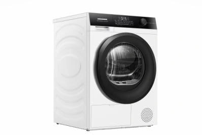Uscător de Rufe cu Pompă de Căldură Heinner HHPD-HMK90IVFC+++, 9 Kg, Clasa C, Motor Inverter, Display Digital, Suport Uscare Încălăăminte, 14 Programe, Alb
