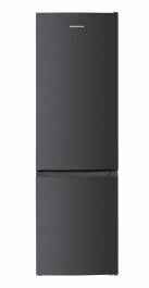 Combina frigorifica HEINNER HC-HM262DGE++, 262 l, Clasa E, Gri antracit texturat