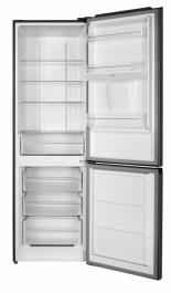 Combina frigorifica HEINNER HCNF-HM291INVDGWDE++, No Frost, 291 l, Clasa E, Dozator apa, Compresor inverter, Gri antracit texturat