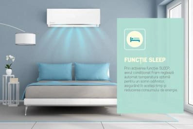 Aparat de Aer Conditionat Fram 18000 Btu WI-FI, Clasa A++, Kit Instalare Inclus 3M, Funcție Ifeel, ACF-HS18KITWIFI++, Alb