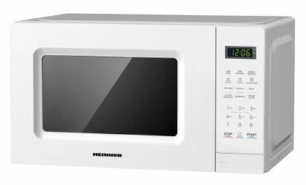 Cuptor cu microunde HEINNER HMW-MD20WHDG, 20 L, 700 W, 11 trepte putere, Timer, Platou 25.5 cm Alb
