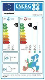 Aer condiționat Aparat de Aer Conditionat Heinner Blackpearl 12000 BTU WI-FI – HAC-BP12WIFI-BK, clasa A+++/A++
