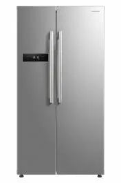 Side by Side Heinner HSBS-M548NFINVXE++, No Frost, 548 L, Clasa E, Aspect Inox