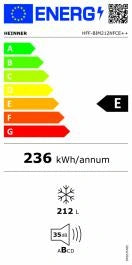 Congelator Incorporabil Heinner HFF-BIM212NFCE++, No Frost, 212 L, Clasa E, Funcționare Convertibilă Frigider/congelator, Display cu Leduri În Interior, Control Electronic, Lumină Led, Alarmă Ușa Des