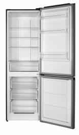 Combina frigorifica Heinner HCNF-HM293INVDGD, 293 l, Clasa D, No frost, Compresor Inverter, Control electronic cu termostat ajustabil, Lumina LED, H 185 cm, Gri Antracit Texturat