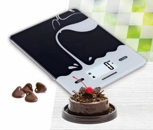 Cântar de bucătărie Heinner HKS-BK5USB – 5 kg, sticlă securizată, display LCD, touch, Type-C, negru