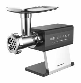 Mașină de tocat Heinner Prestigechop HMG-DTSS2500 – 2500 W, motor DC, angrenaj planetar 6 roți, 2.5 kg/min, inox